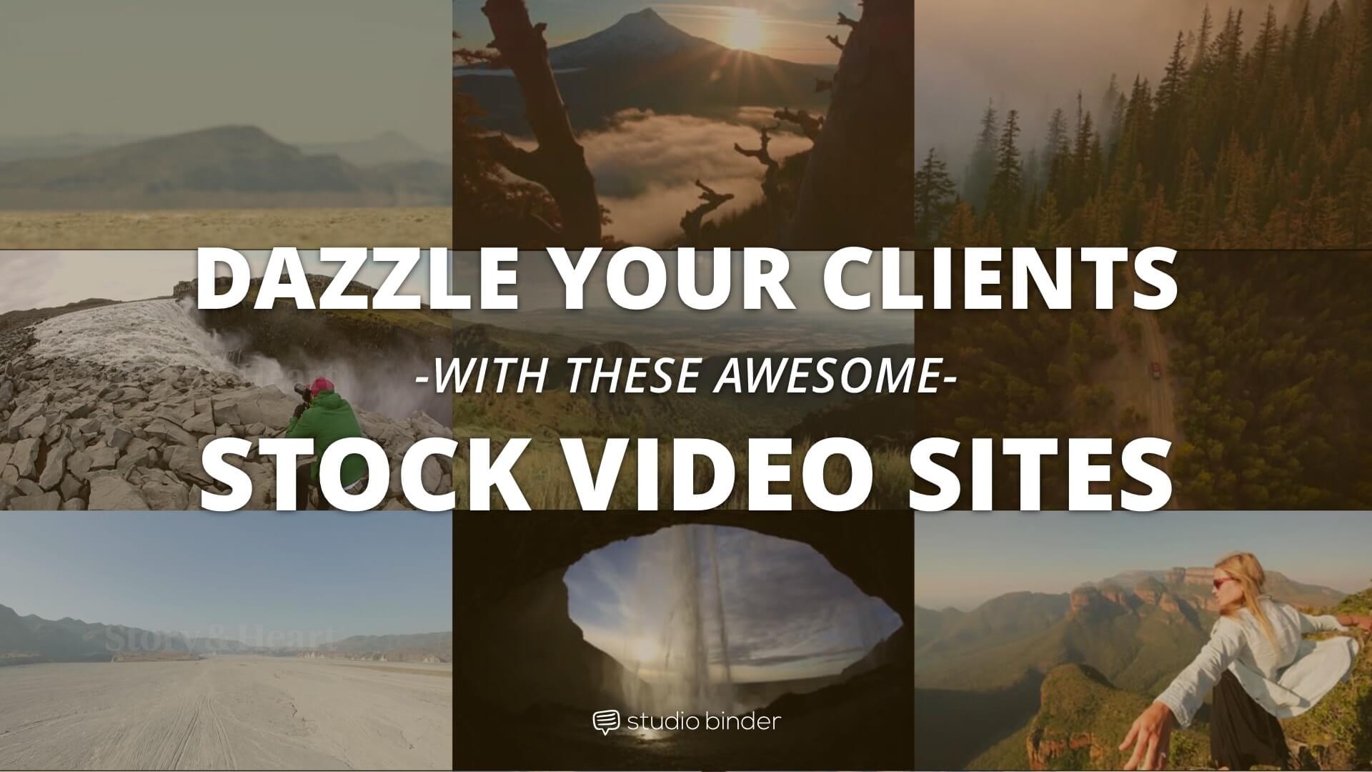 Dazzle Your Clients With These Awesome Stock Video Sites - Featured - StudioBinder