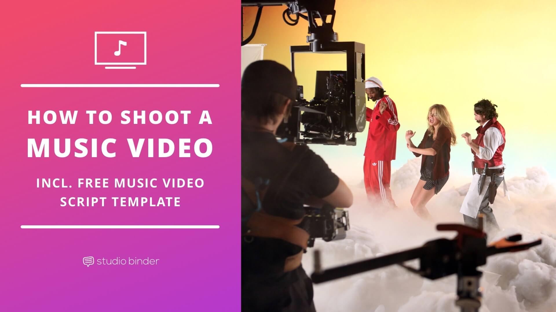 How to Shoot a Music Video (with FREE Music Video Script Template) - Featured - StudioBinder