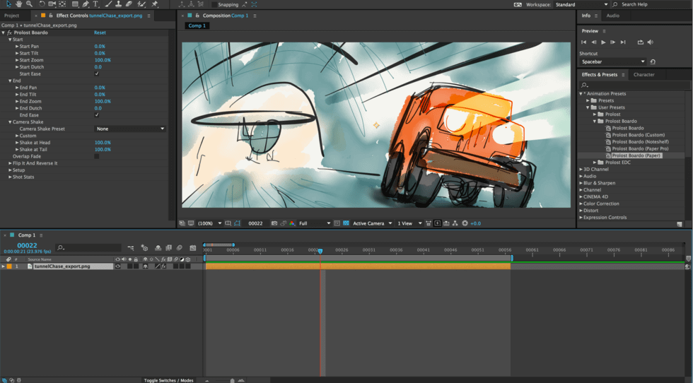 Best Storyboard Software - Prolost Boardo for After Effects